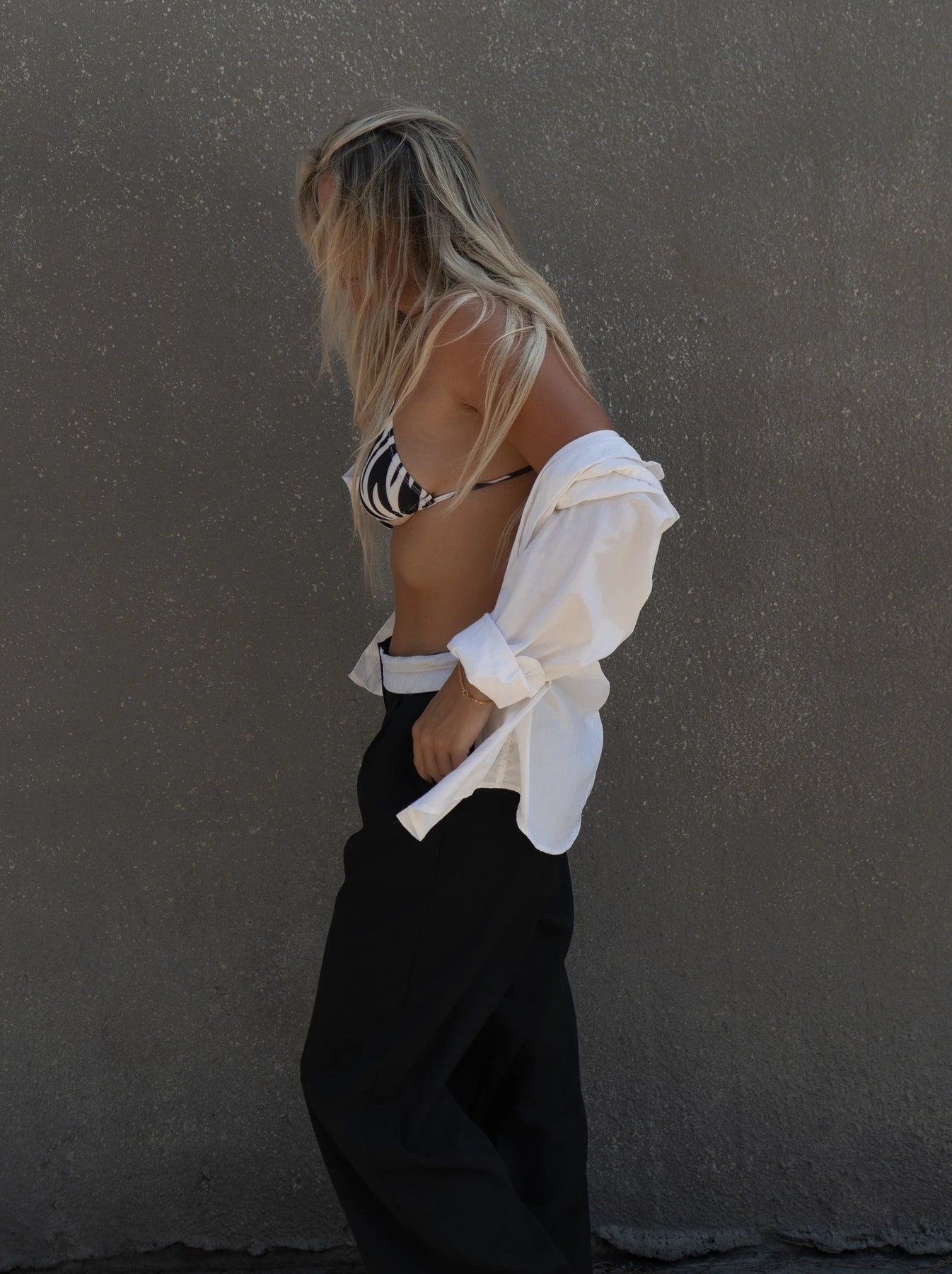 ZEBRA TANGA TOP
